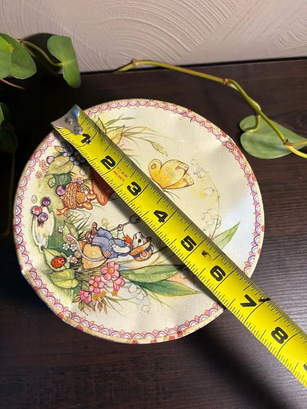 Vintage Churchill's Woodland Fair Round Metal Decorative Tin Container